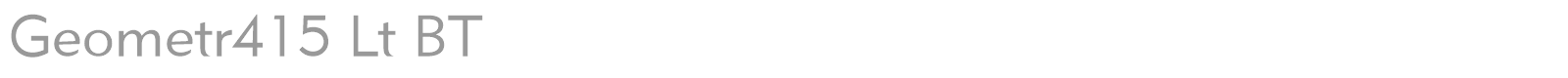Geometr415 Lt BT font preview